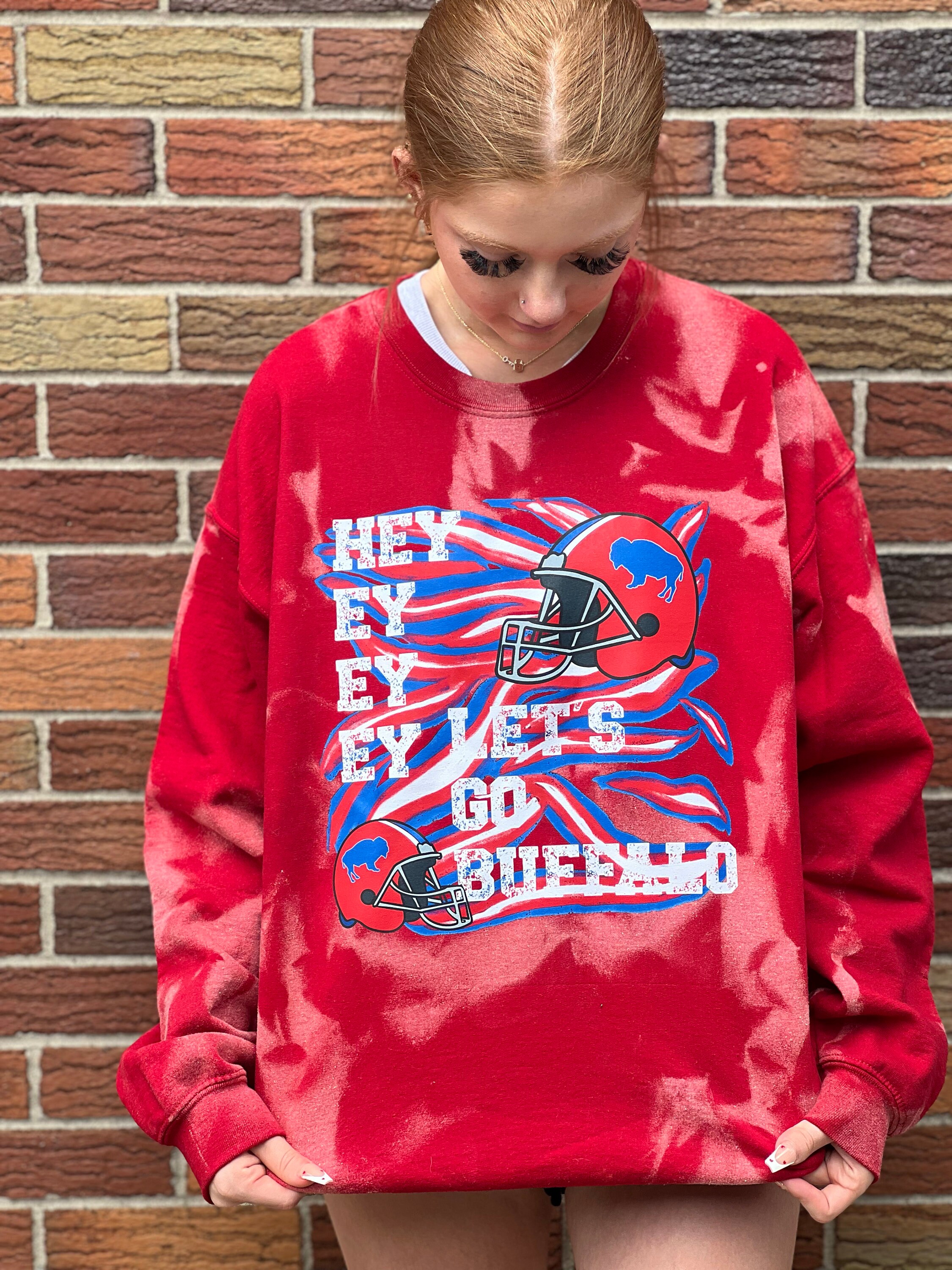 Buffalo Bills Tie Dye Sweatshirt Etsy
