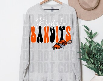 Floral Buffalo Bandits Crewneck | Lacrosse Fan Apparel