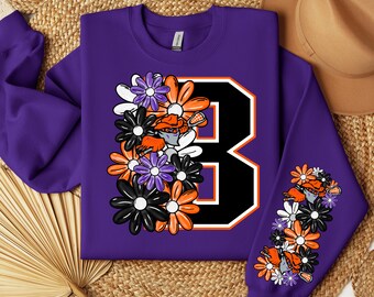 Floral Buffalo Bandits Crewneck | Unisex Lacrosse Sweatshirt