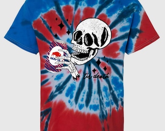 Till Death Tie Dye Buffalo Football T-Shirt