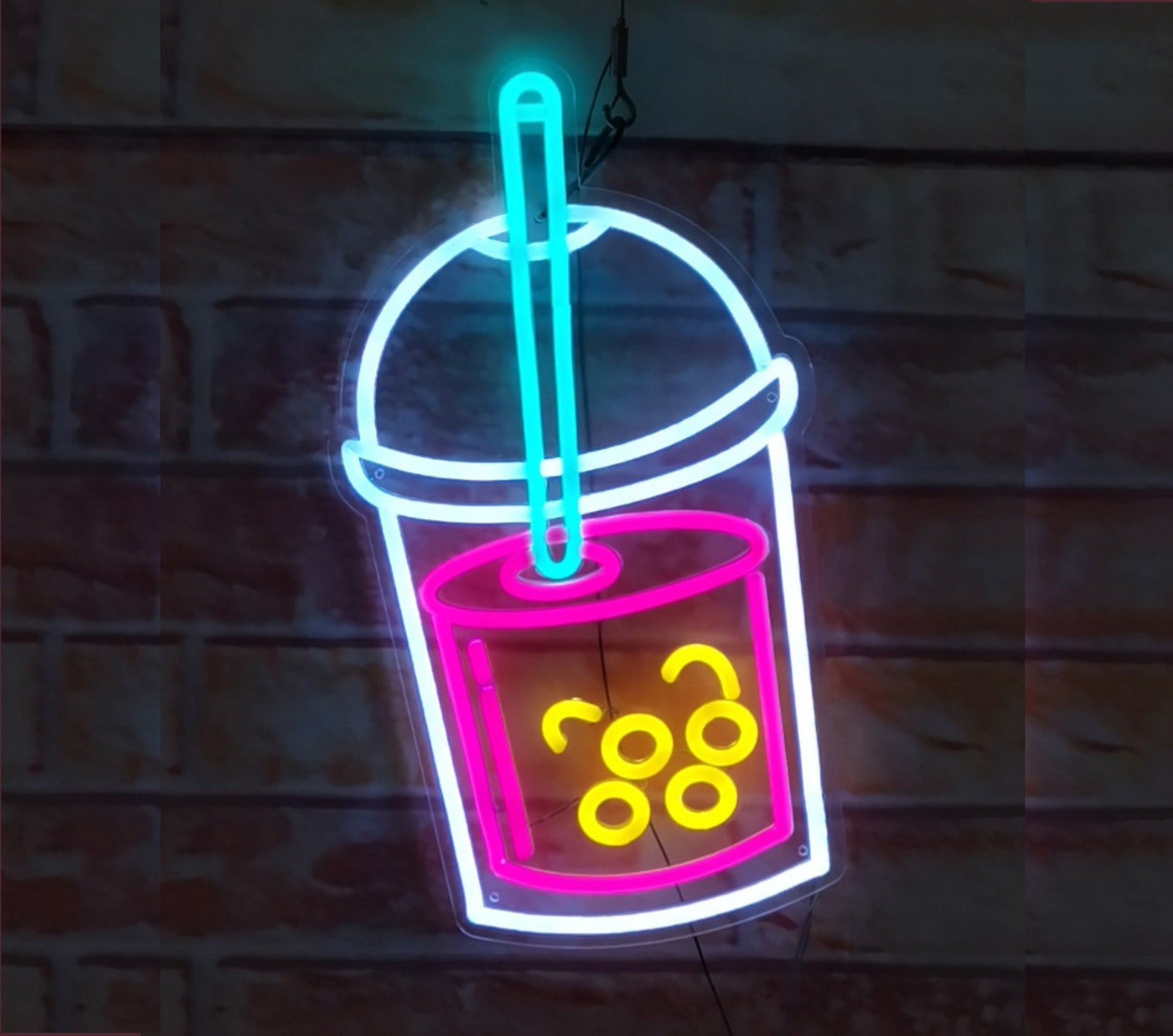 Neon Sign Boba TeaNeon Sign Bubble TeaNeon SignsNeon | Etsy