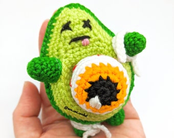 Ricardo skrämselvokadon Amigurumi-mönster