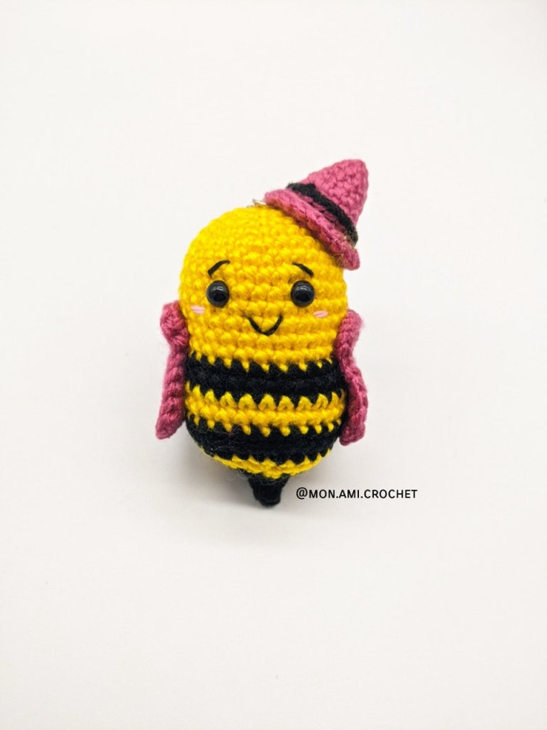 Bee-Witch & Bee-tleJuice Amigurumi-mönster bild 4