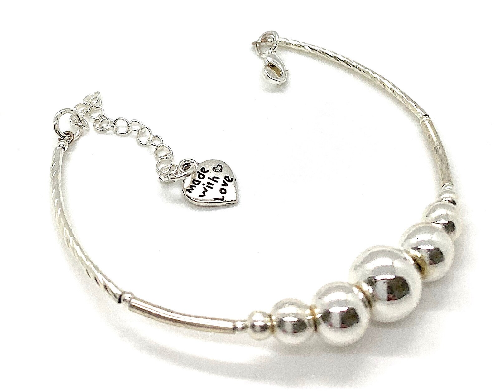 Collana rosario con perline di pietra di ematite nera con terra
