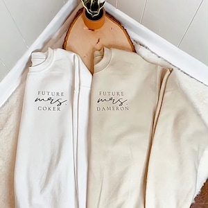 Future Mrs. Crewneck, Engagement Gift, Bride Gift, Future Mrs. Future Mrs
