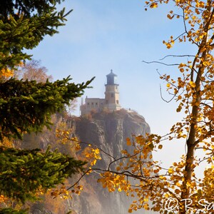Image 205, Split Rock, Lighthouse, Lake Superior, Northshore, Fall, Minnesota, Photography, Wall Art