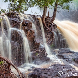 Gooseberry Falls Print: Minnesota State Park Waterfall Photography