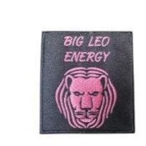 Leo Horoscope Patch 3x3 inches (embroidered Iron/sew on) zodiac patch for backpack patch for denim FREE SHIPPING