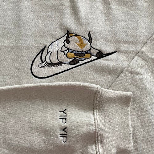 Appa Avatar Embroidered Swoosh - More Colors Available