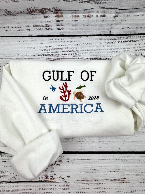 Gulf Of America Embroidered Sweatshirt - Hoodie