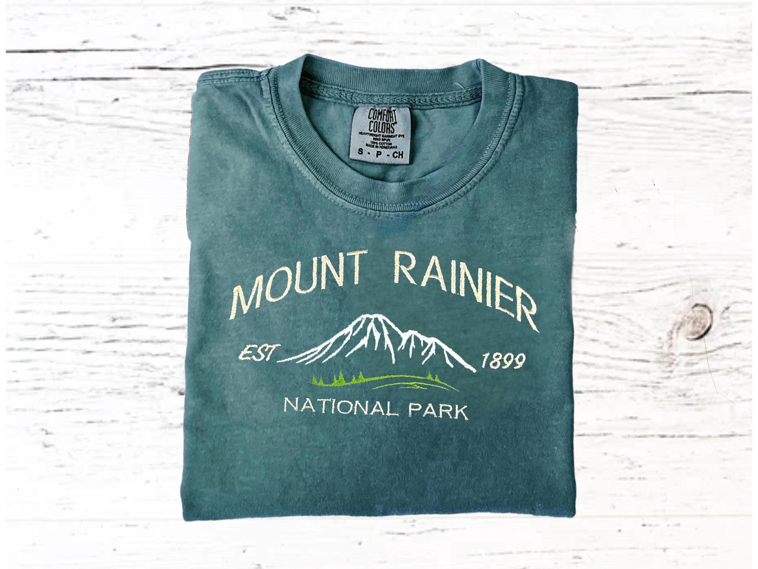 Custom Embroidered Comfort Colors Shirt – National Park, Hiking Gift, Personalized Outdoor Sweatshirt or T-Shirt