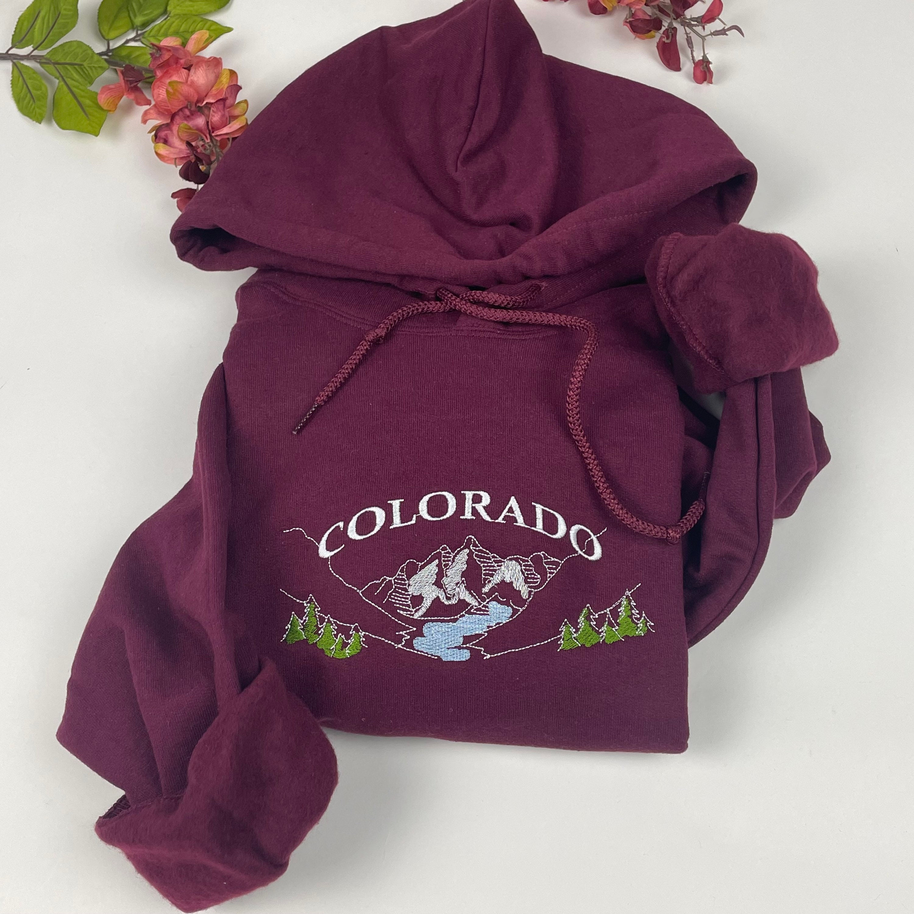 【IONSEOUL】Colorado Embroidered Hoodie 4JH507 Colorado Embroidered Hoodie(hoodie) - Etsy