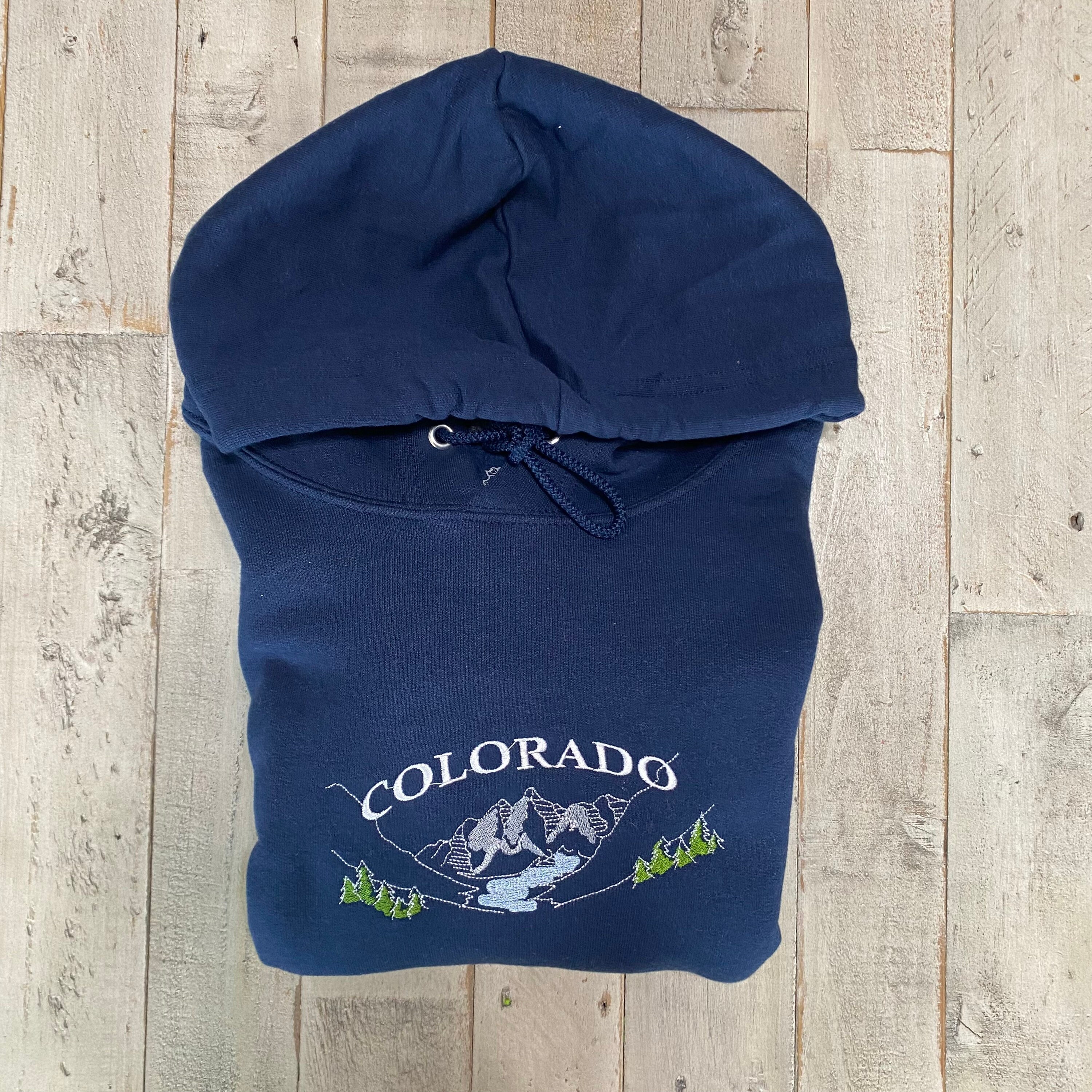 Colorado Embroidered Hoodie(hoodie) - Etsy