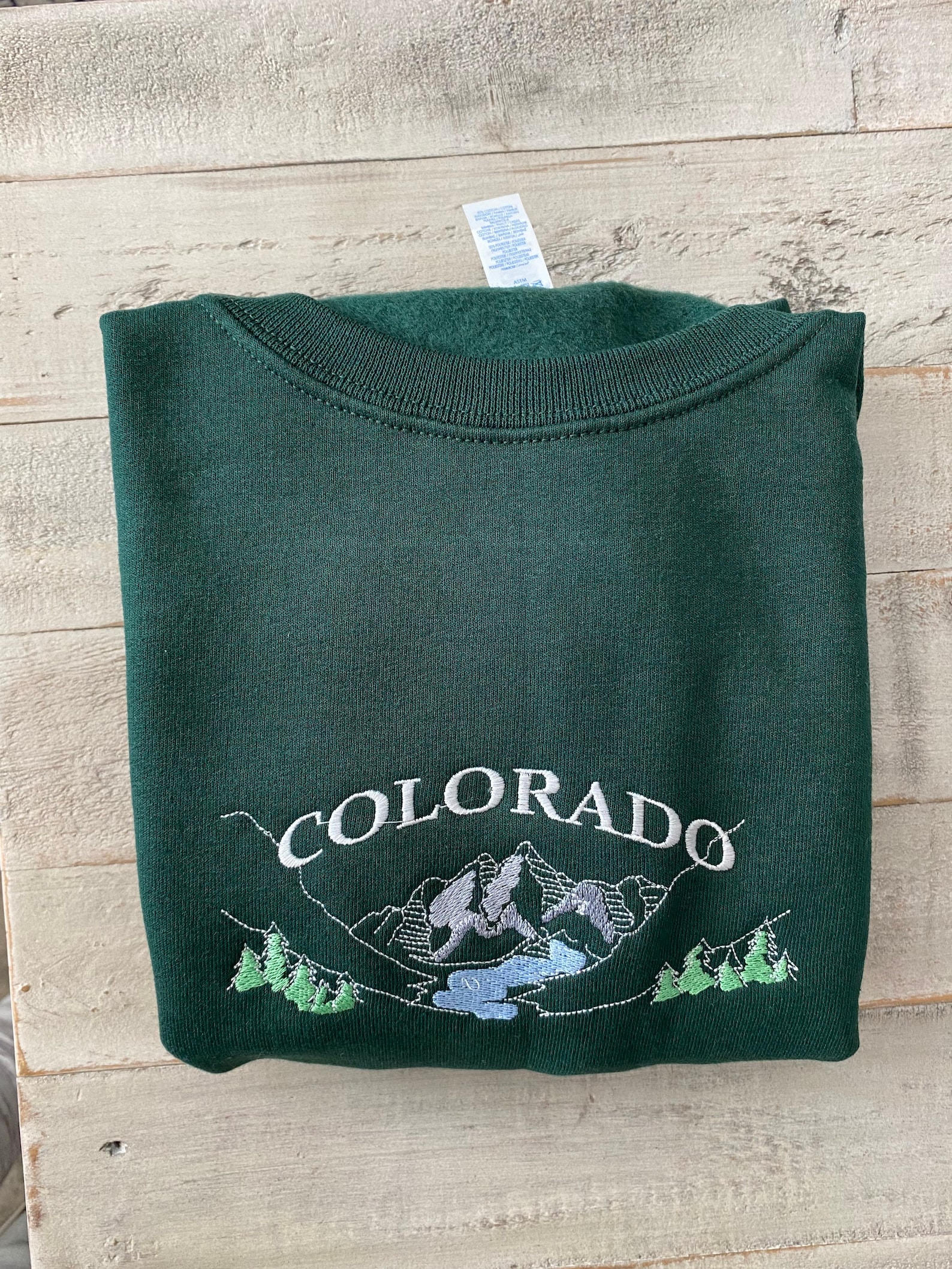 Colorado Embroidered Sweatshirt Colorado Vintage Sweatshirt - Etsy