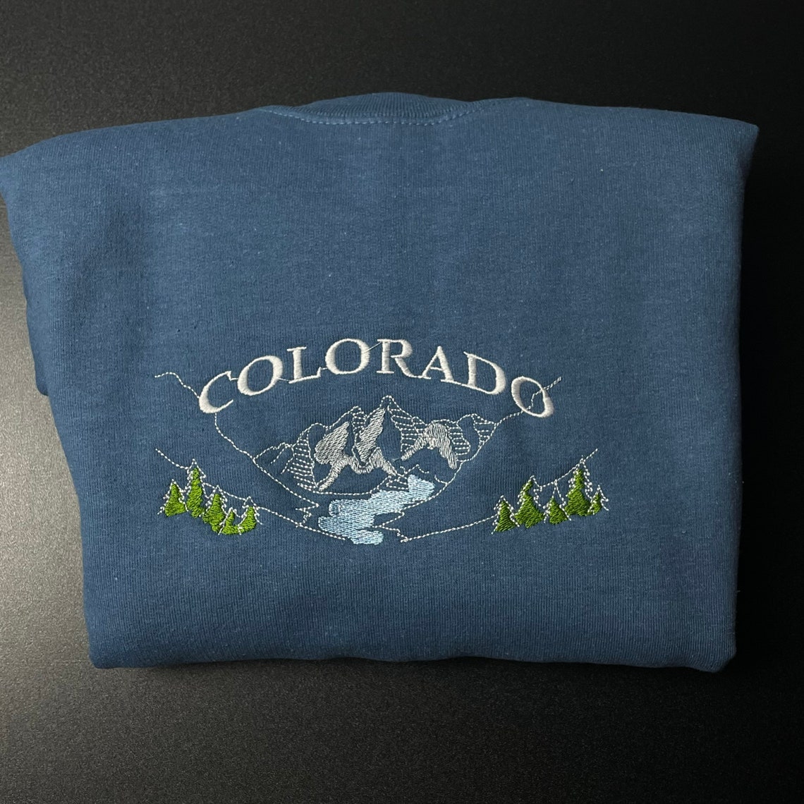 Colorado Embroidered Sweatshirt Colorado Vintage Sweatshirt - Etsy