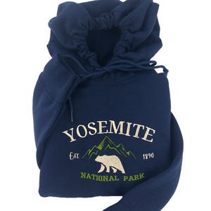Yosemite Embroidered Hoodie: National Park Bear (Hoodie)