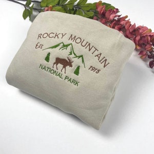Rocky Mountain National Park Embroidered Shirt - (Moose)