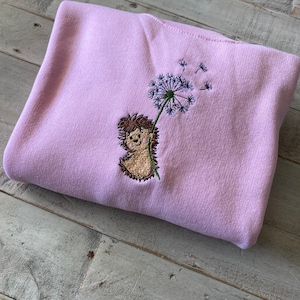 Hedgehog Embroidered Sweatshirt