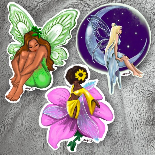 Fairy Stickers Etsy