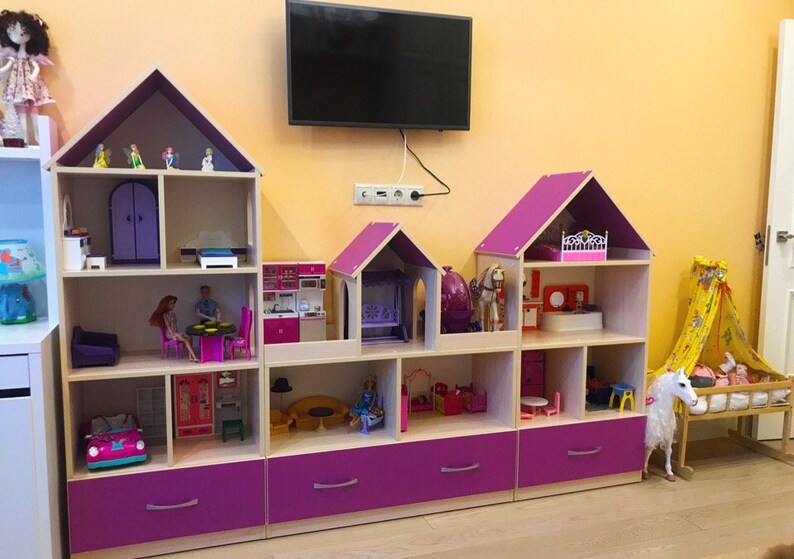 Barbie house barbie dollhouse barbie doll house big Etsy