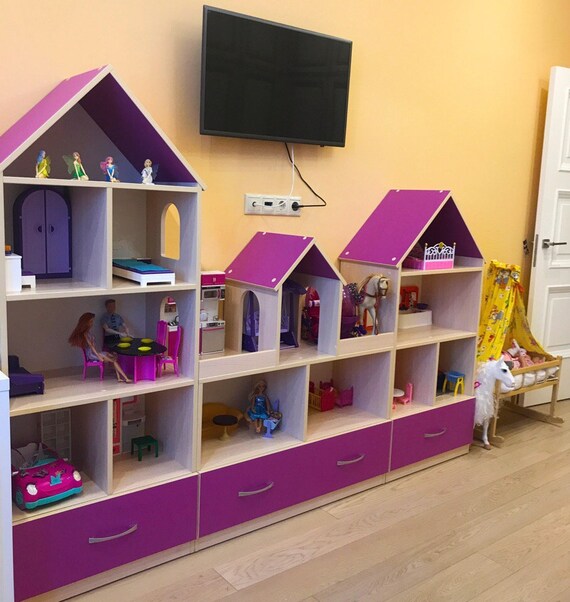 Barbie house barbie dollhouse barbie doll house big Etsy