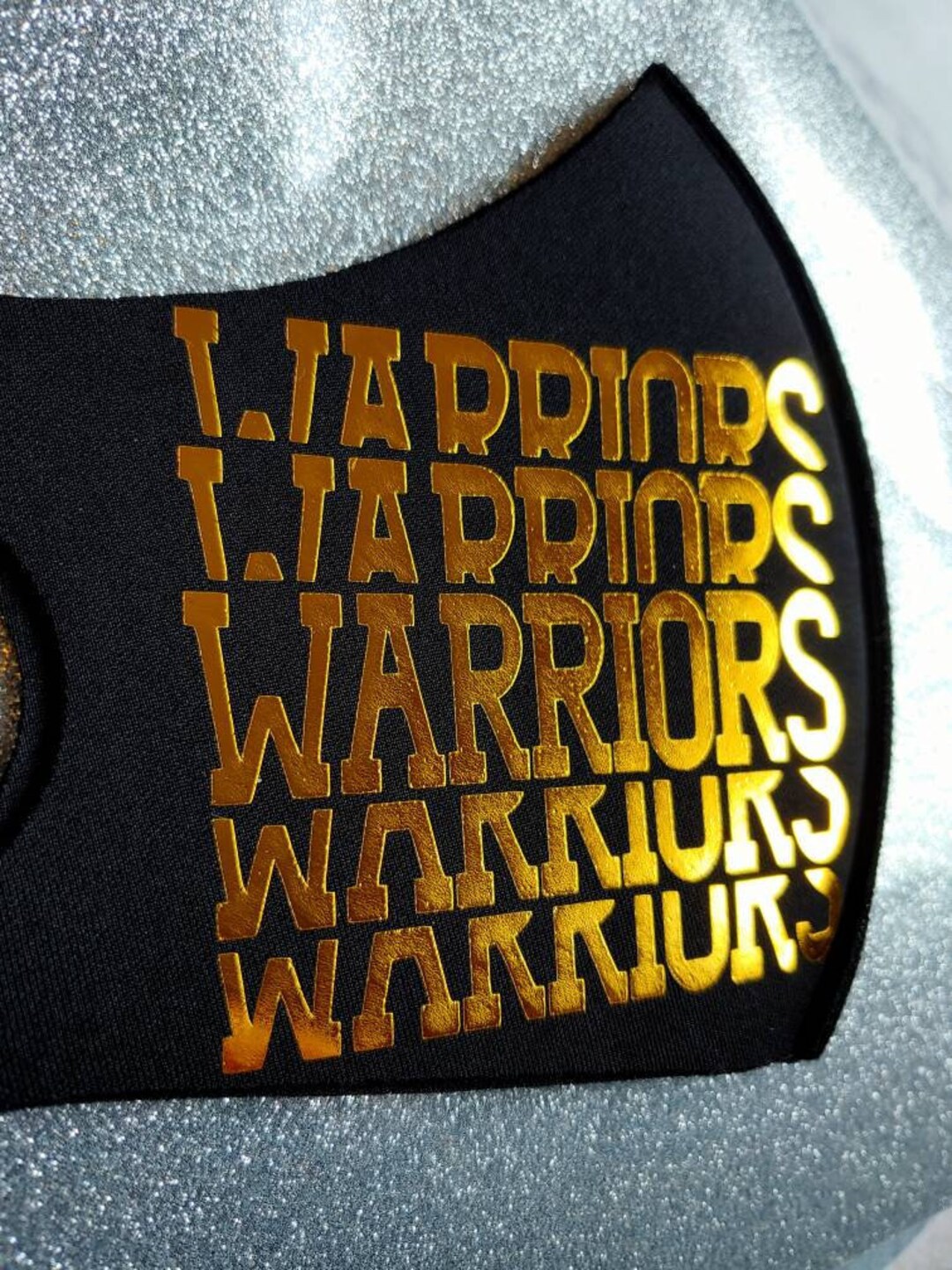 Golden State Warriors Gold Infinity Face Mask - Etsy UK