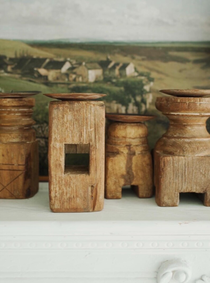 Vintage Candles, Wooden Candles, Home Decor Etsy Canada