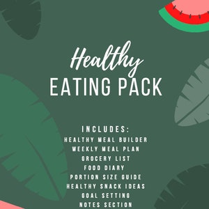 Forfait alimentation saine ! Comprend un pack d'alimentation saine et une carte d'achat d'aliments en prime