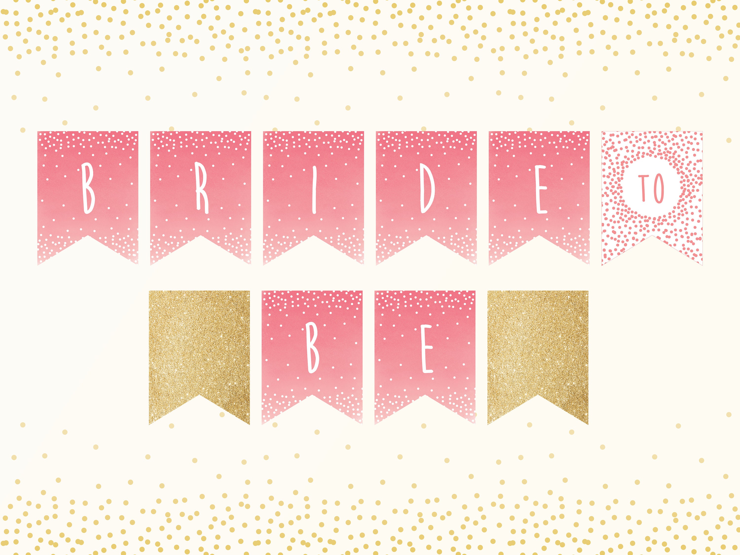 Printable Bride-to-be Banner Bridal Shower Banner | Etsy