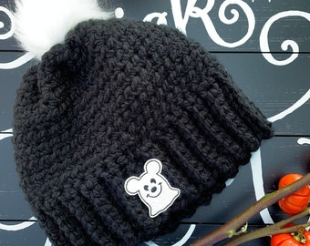Ganchillo Mickey Mouse Gorro de Halloween