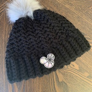 Ready to ship Crochet Mickey Mouse Halloween Beanie for kids for Spooky Season