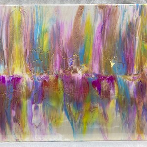 16x20 acrylic pour painting