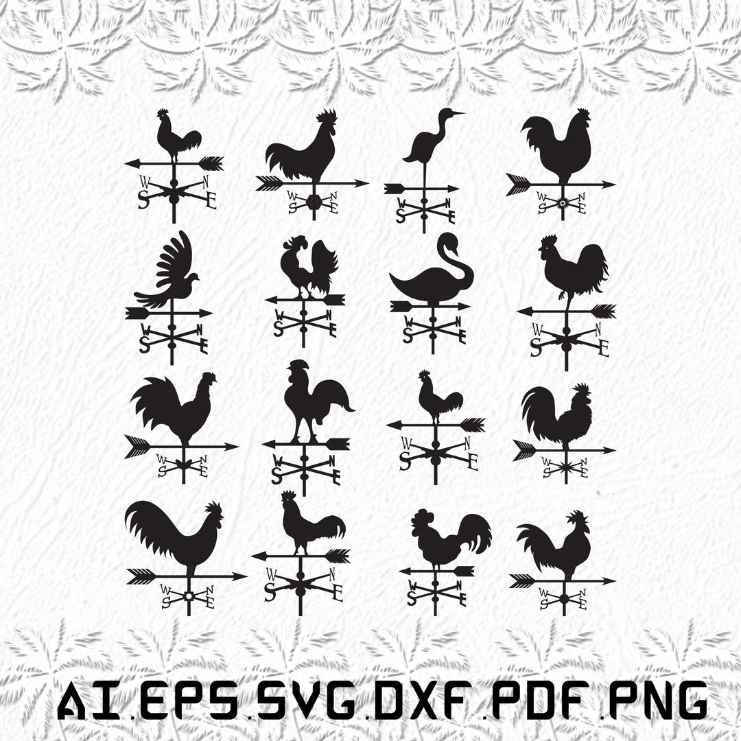 Weather Vane Svg, Weather Vanes Svg, Weather Svg, Vanes, Weather Vanes