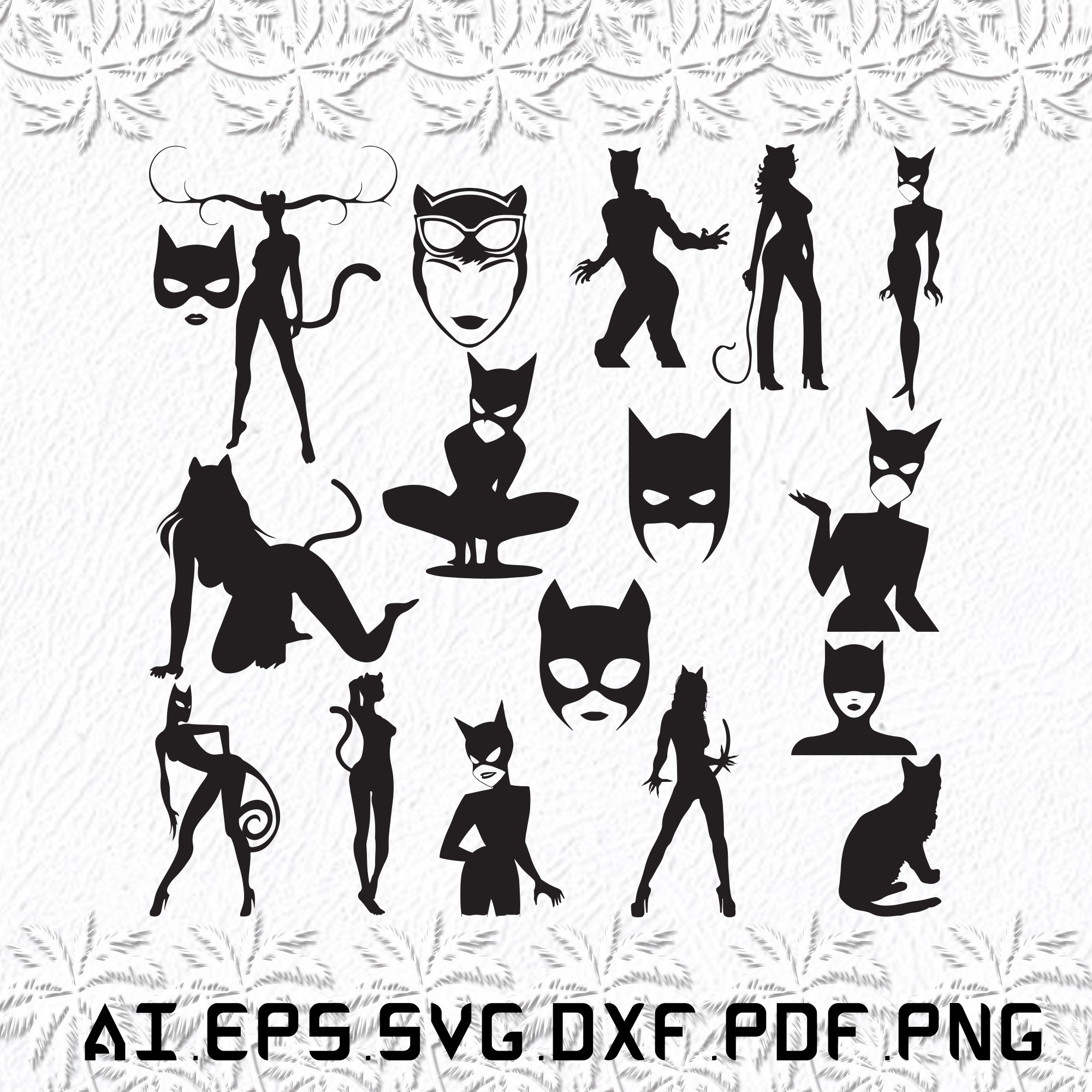 Catwoman svg Catwomans svg femme svg chat fesses SVG ai Etsy Canada