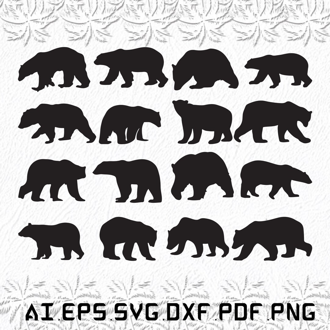 Polar Bear Svg, Polar Bears Svg, Polar Svg, Animal, Bear, SVG, Ai, Pdf