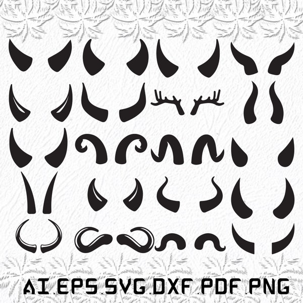 Devil Horns svg, Devil Horn svg, Devil svg, Horns, Horn, SVG, ai, pdf, eps, svg, dxf, png