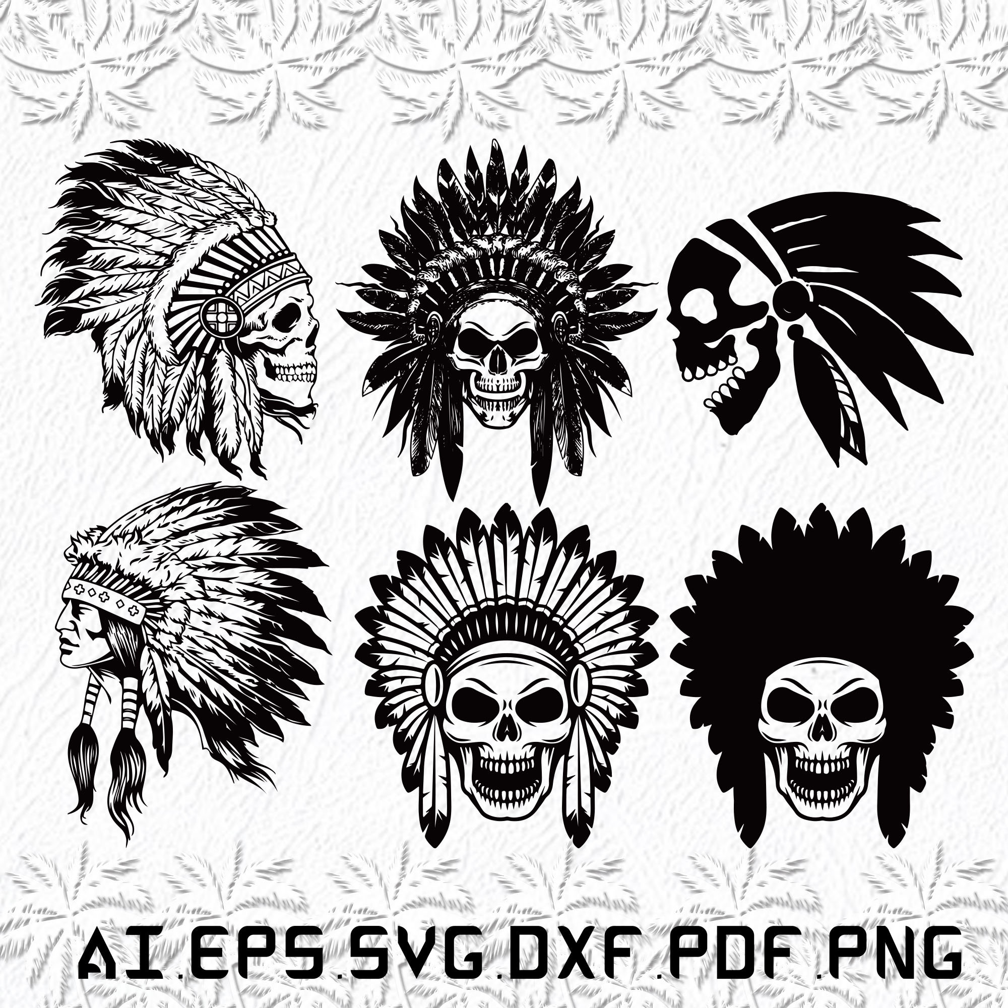 Headdress Svg Cherokee Indian Skull Svg Tattoo Svg Skull - Etsy Singapore Headdress Svg Cherokee Indian Skull Svg Tattoo Svg Skull - Etsy Singapore