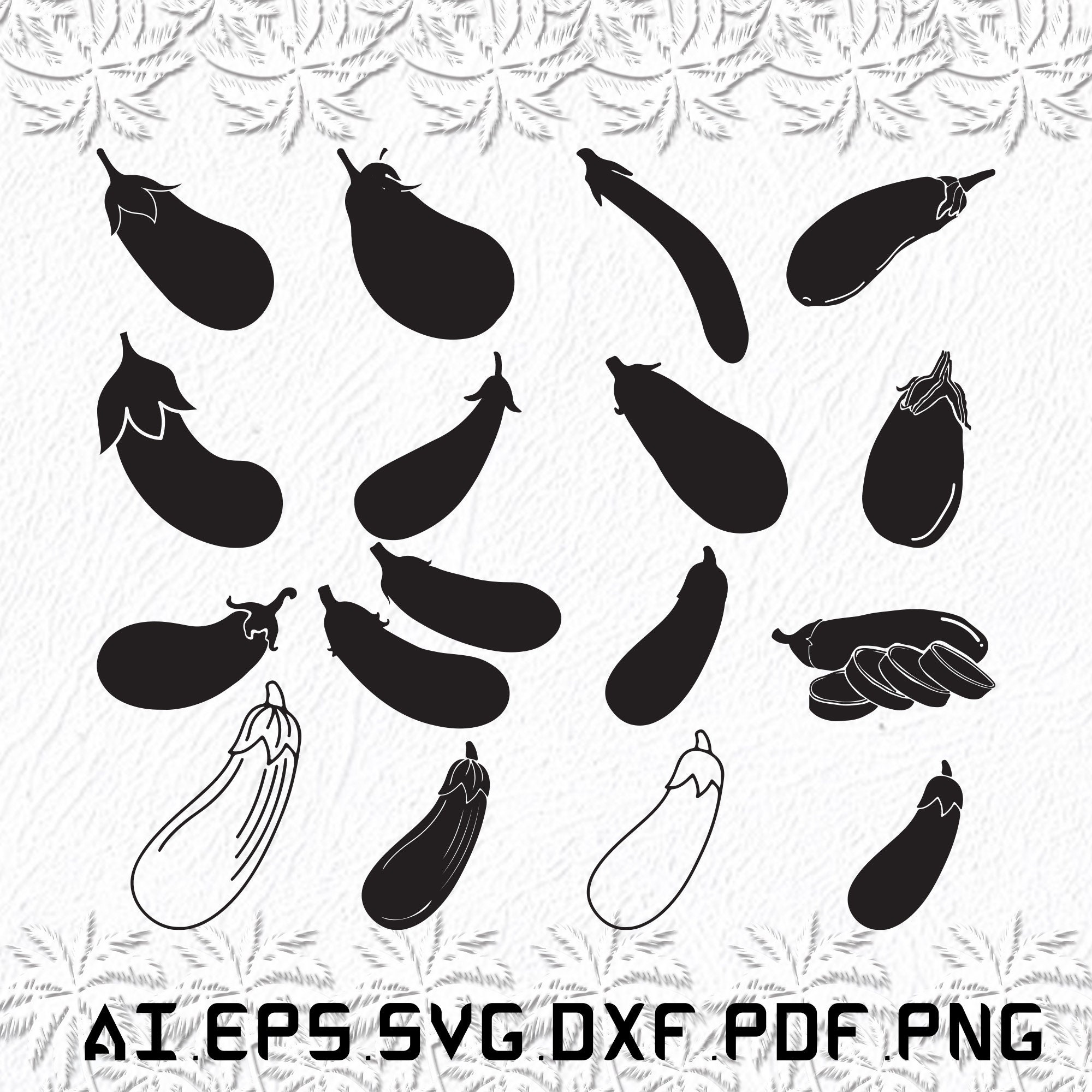 Eggplant Svg Eggplants Svg Purple Svg Emoji Food SVG Ai Etsy Australia