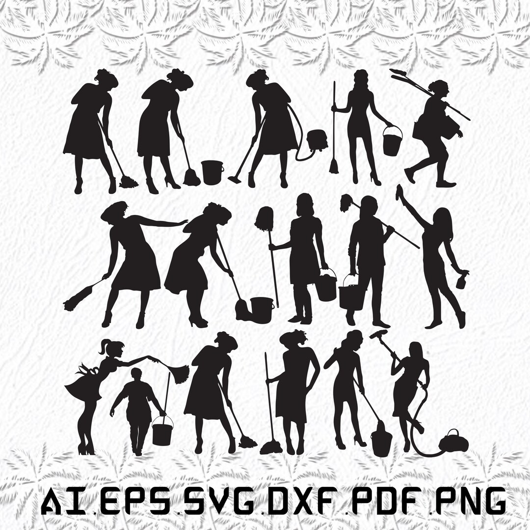 Cleaning Women Svg, Cleaning Womens Svg, Cleaning Svg, Woman, Work, SVG