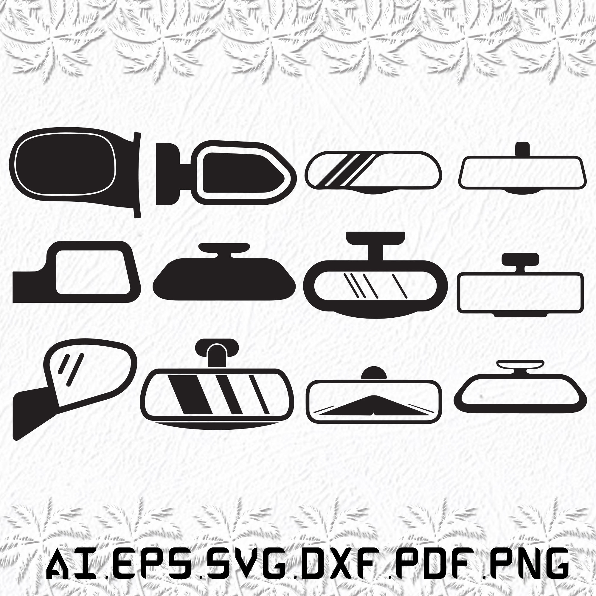 Car Mirror Svg Car Mirrors Svg Car Svg Mirror Mirrors Etsy Israel
