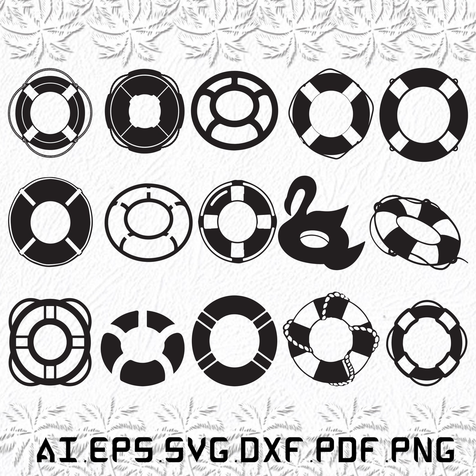 Swim Ring Svg Swim Rings Svg Swim Svg Ring Sea SVG Ai Etsy