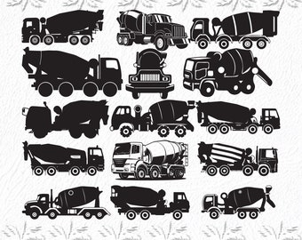 Cement Truck Stencil, Reusable Cement Truck Stencil, DIY Craft Stencil ...