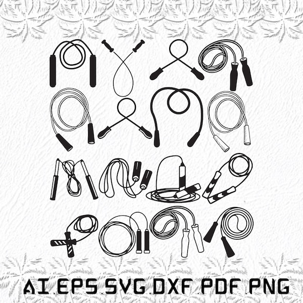 Skipping Rope svg, Skipping Ropes svg, Love svg, Skipping, Rope, SVG, ai, pdf, eps, svg, dxf, png