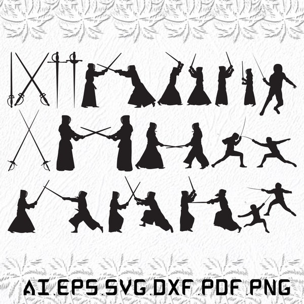 Fencing Sword svg, Fencing Swords svg, Fencing svg, Sword, sports, SVG, ai, pdf, eps, svg, dxf, png