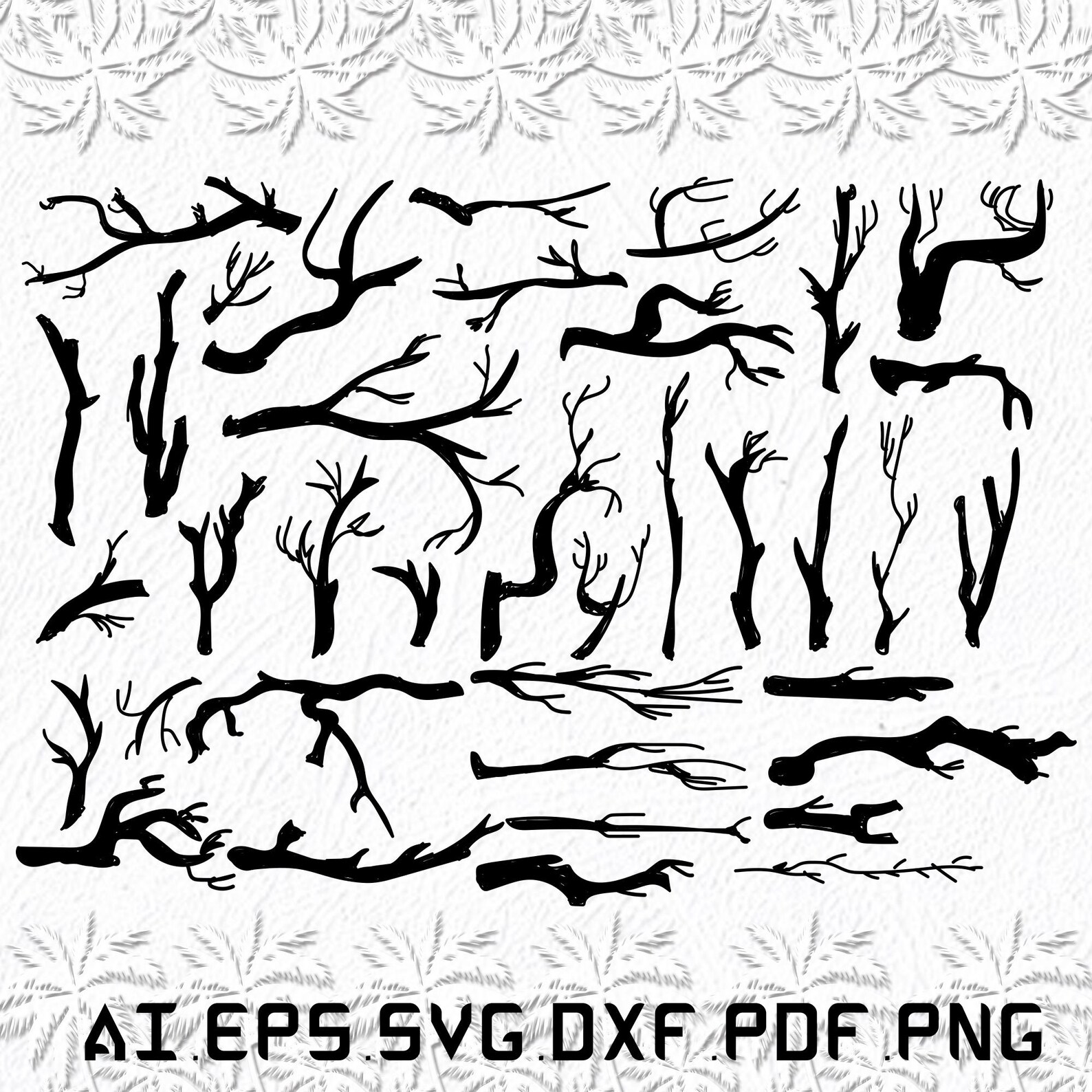 Branches Svg, Brancheses Svg, Branch Svg, Tree, Branches, SVG, Ai, Pdf ...