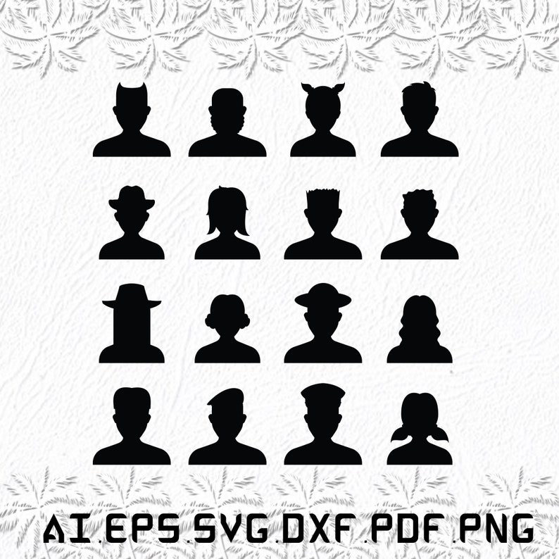 Avatar Svg Avatars Svg Love Svg Movie Profile SVG Ai - Etsy