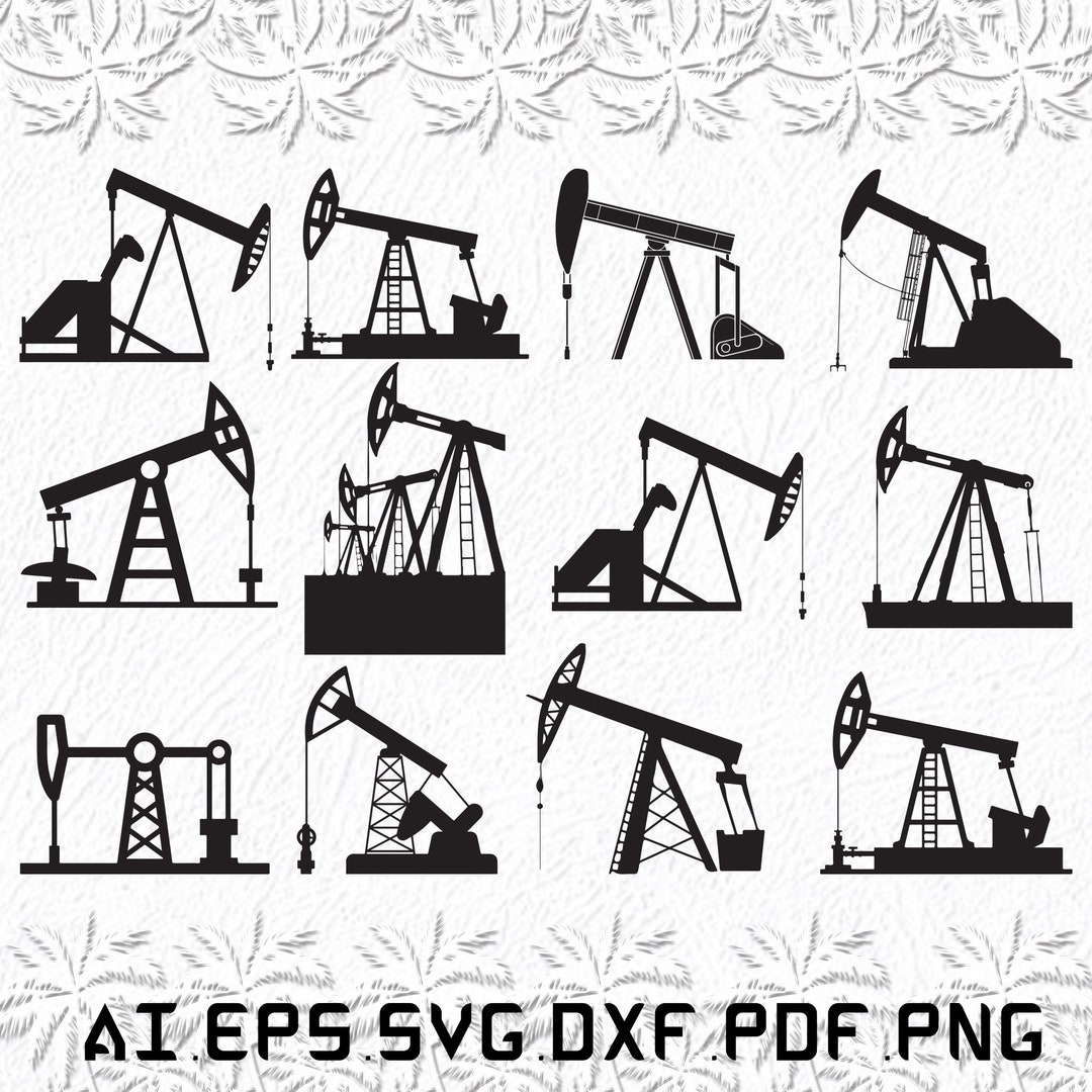 Pump Jack Svg, Pump Jacks Svg, Pump Svg, Jacks, Jack, SVG, Ai, Pdf, Eps