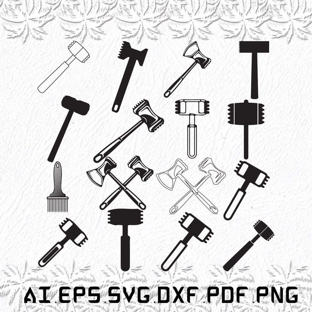 Meat Tenderizer Svg, Meat Tenderizers Svg, Meats Svg, Tenderizer, Meat