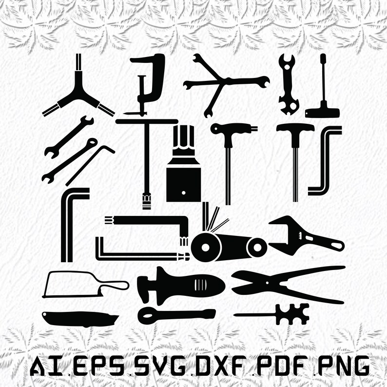 Hex Key Svg Hex Keys Svg Set Svg Hex Key SVG Ai Pdf Etsy