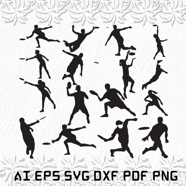 Ultimate Frisbee svg, Frisbee svg, Ultimate svg, Frisbee lover, love, SVG, ai, pdf, eps, svg, dxf, png